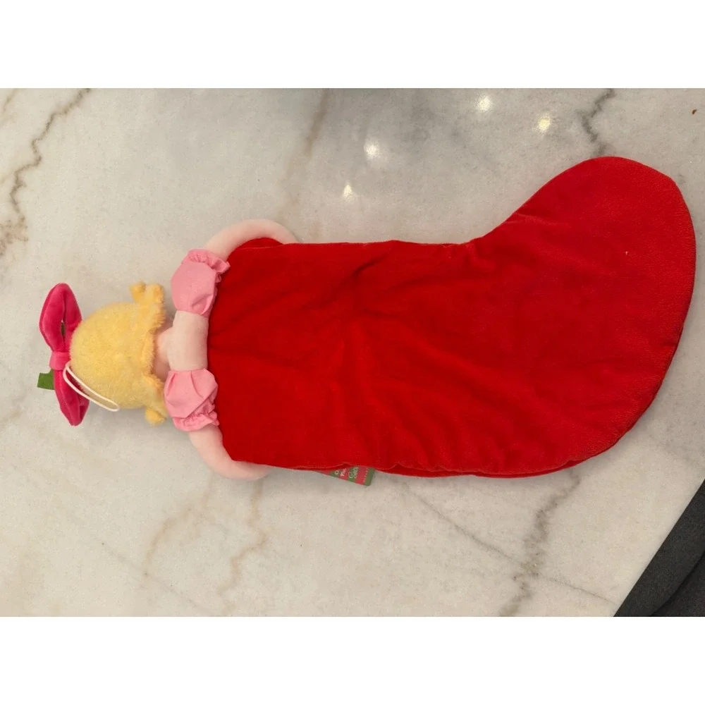 ENESCO The Grinch Collection Cindy Lou Who Plush Stocking NEW RARE FIND SO CUTE